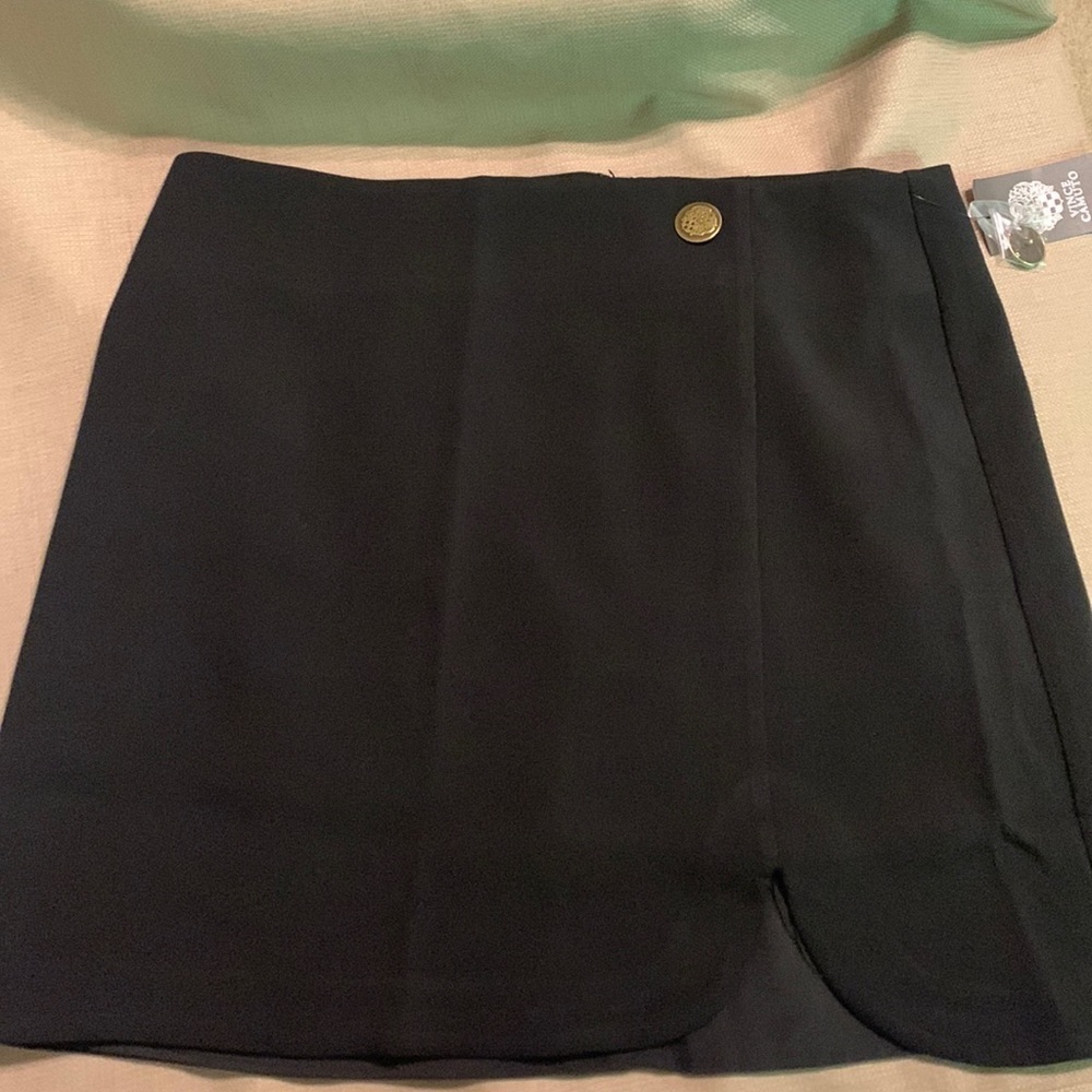 Vince Camuto Tulip Hem Mini Pencil Skirt